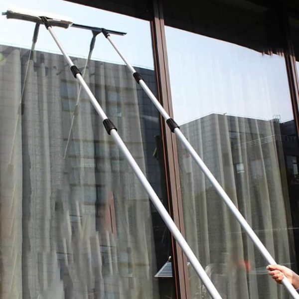telescopic pole for cleaning